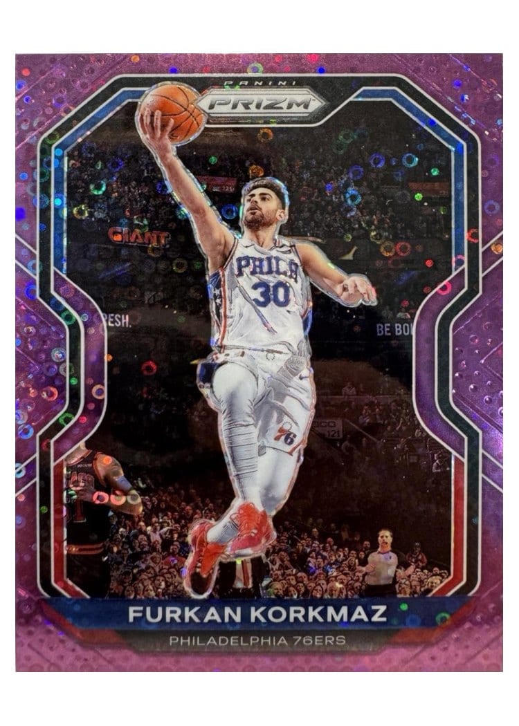 2020-21 Panini Prizm Base Set Furkan Korkmaz #160 card