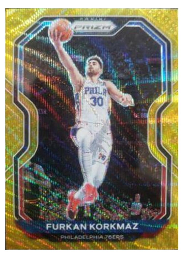 2020-21 Panini Prizm Base Set Furkan Korkmaz #160 card