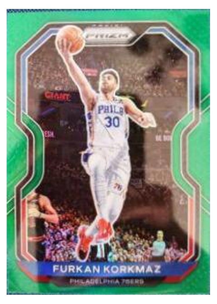 2020-21 Panini Prizm Base Set Furkan Korkmaz #160 card