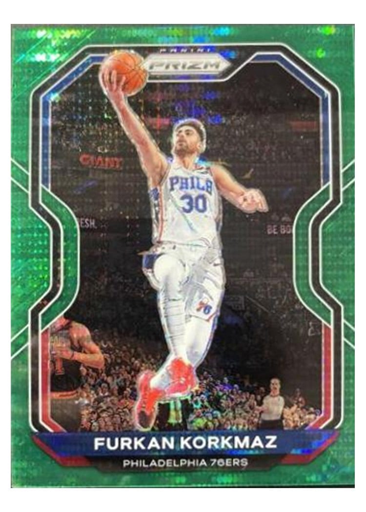 2020-21 Panini Prizm Base Set Furkan Korkmaz #160 card