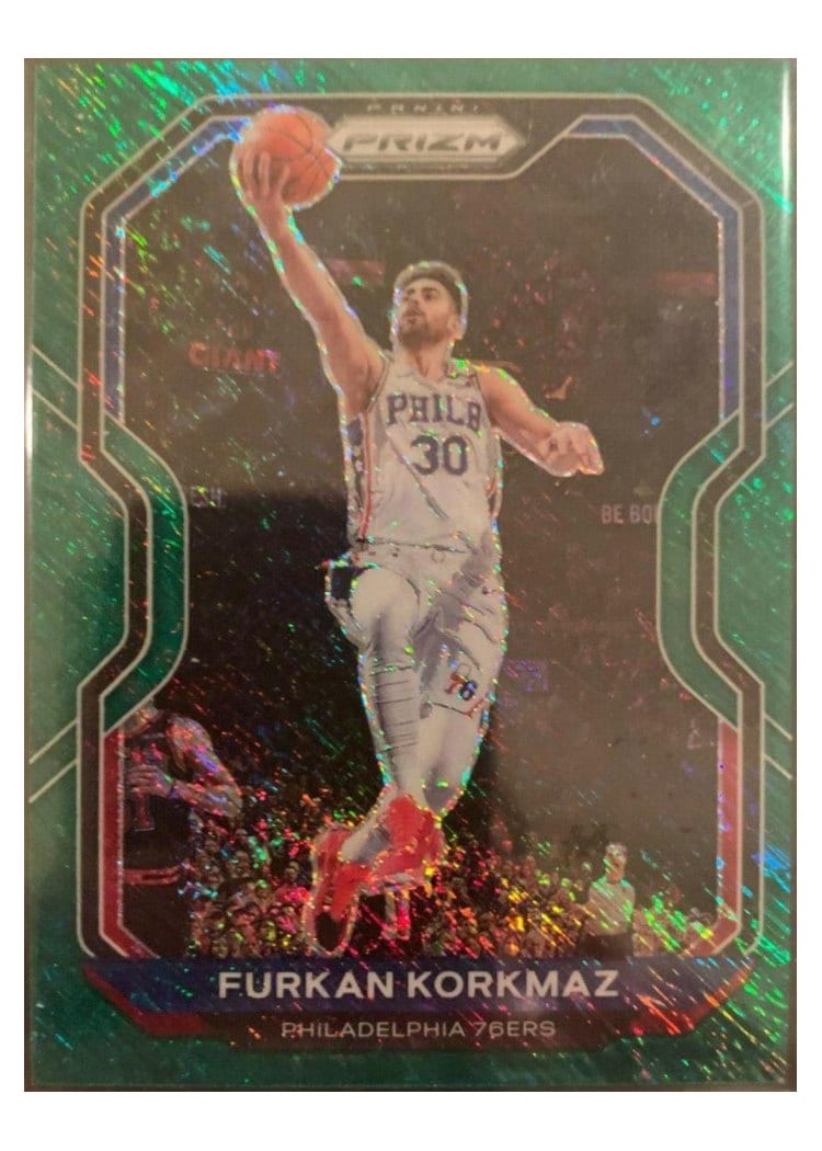 2020-21 Panini Prizm Base Set Furkan Korkmaz #160 card