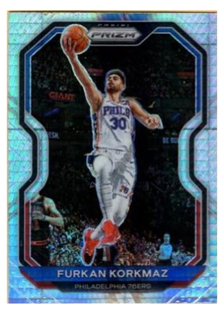 2020-21 Panini Prizm Base Set Furkan Korkmaz #160 card