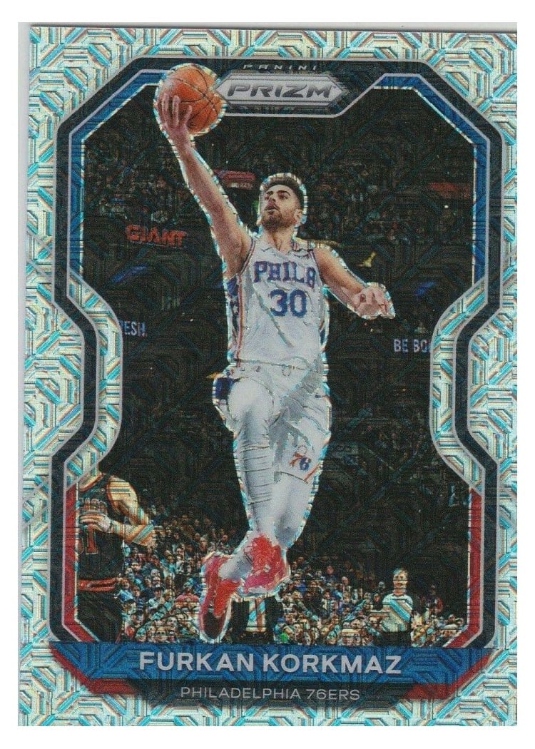 2020-21 Panini Prizm Base Set Furkan Korkmaz #160 card