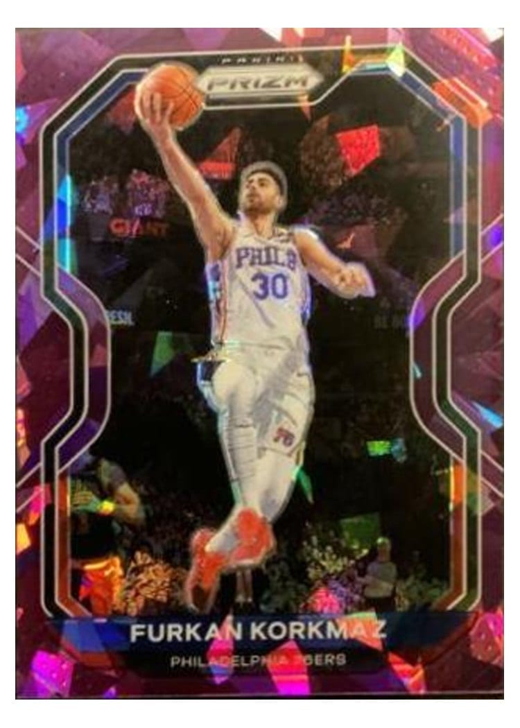 2020-21 Panini Prizm Base Set Furkan Korkmaz #160 card