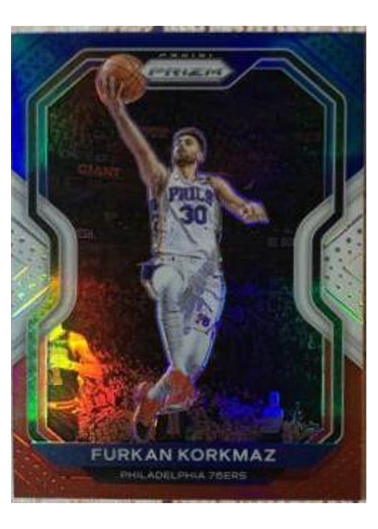 2020-21 Panini Prizm Base Set Furkan Korkmaz #160 card