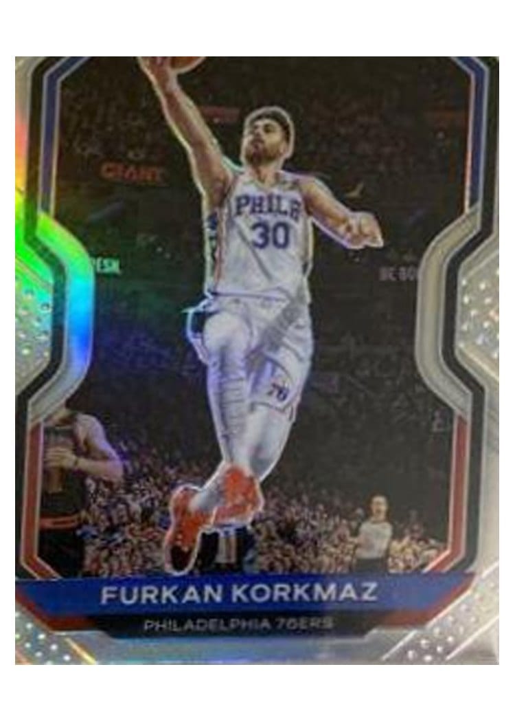 2020-21 Panini Prizm Base Set Furkan Korkmaz #160 card
