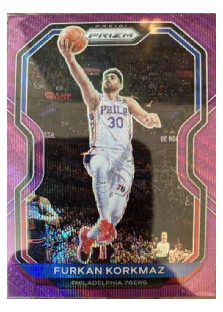 2020-21 Panini Prizm Base Set Furkan Korkmaz #160 card