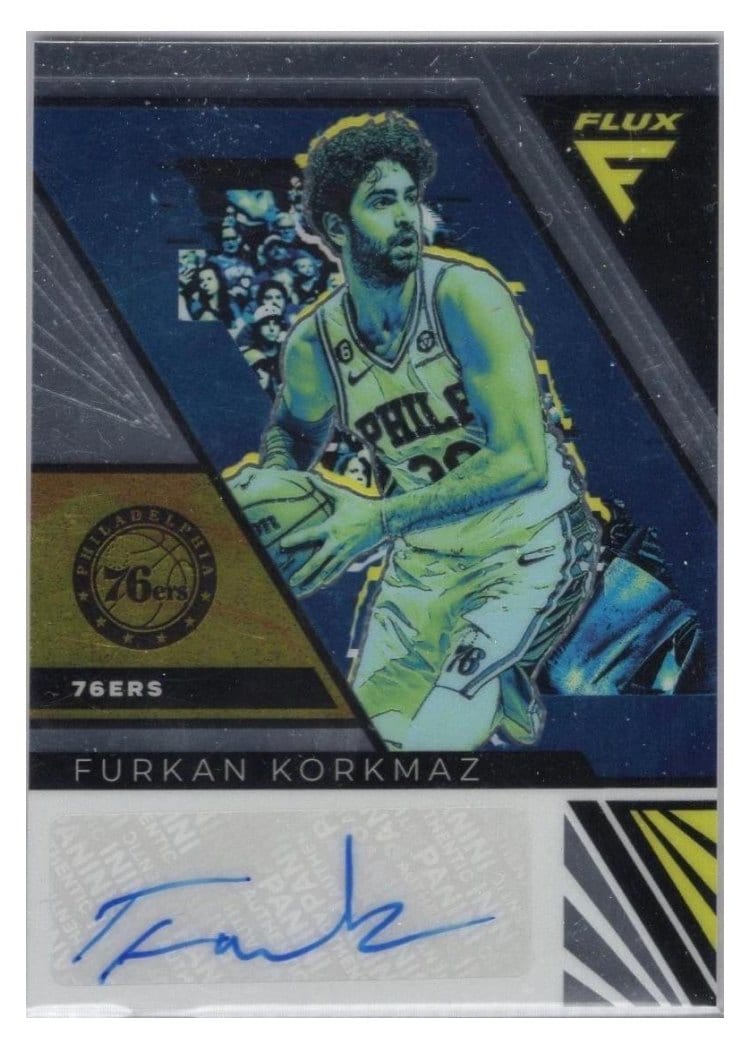 2022-23 Panini Flux Flux Signatures Furkan Korkmaz #FS-FKM card