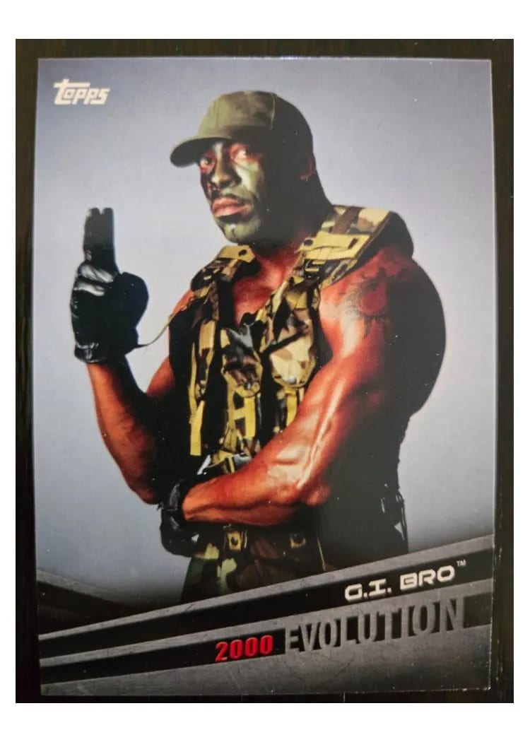 2018 Topps WWE Evolution G. I. Bro #E-5 card