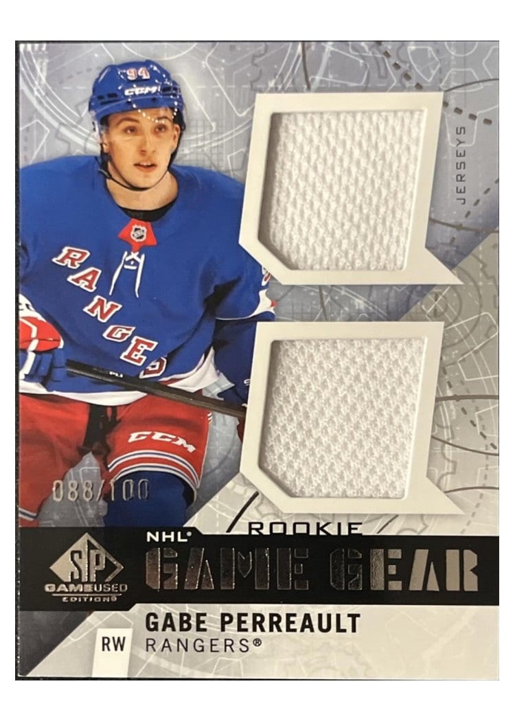 2025-26 SP Game Used Game Gear Gabe Perreault #GG-GP card