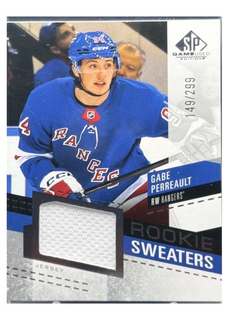 2025-26 SP Game Used Rookie Sweaters Gabe Perreault #RS-GP