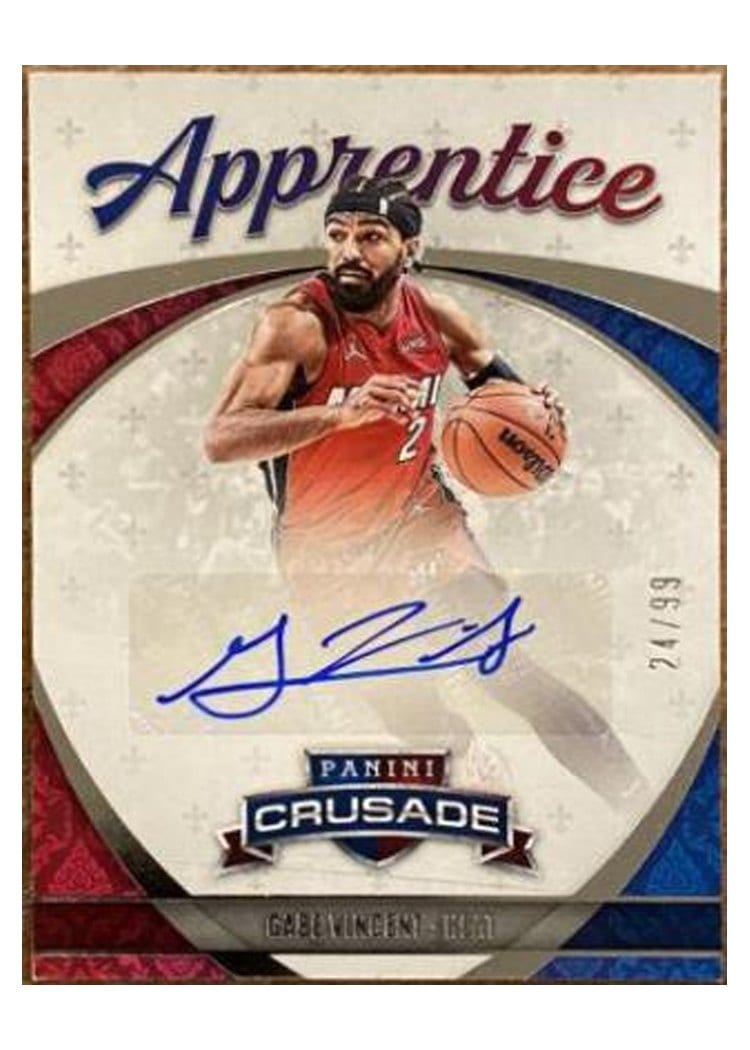 2021-22 Panini Chronicles Apprentice Signatures Gabe Vincent #APP-GVI card
