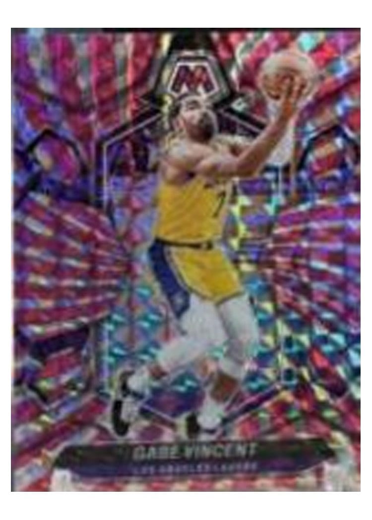 2023-24 Panini Mosaic Base Set Gabe Vincent Pink Swirl FOTL #187 card