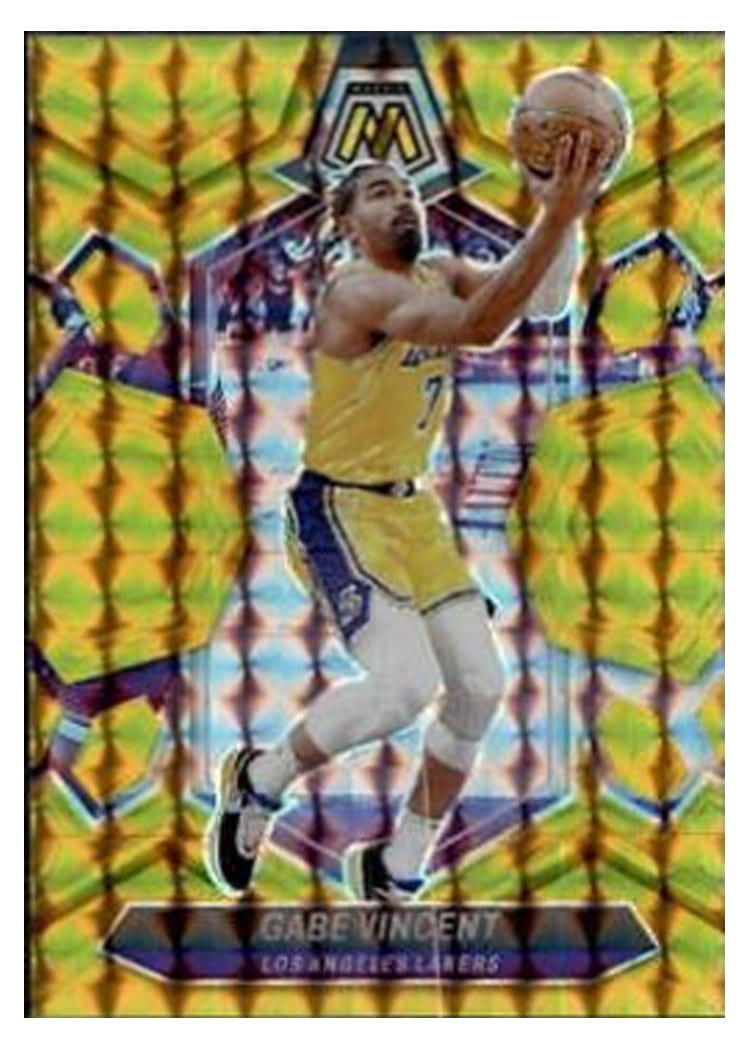 2023-24 Panini Mosaic Base Set Gabe Vincent Gold #187 card
