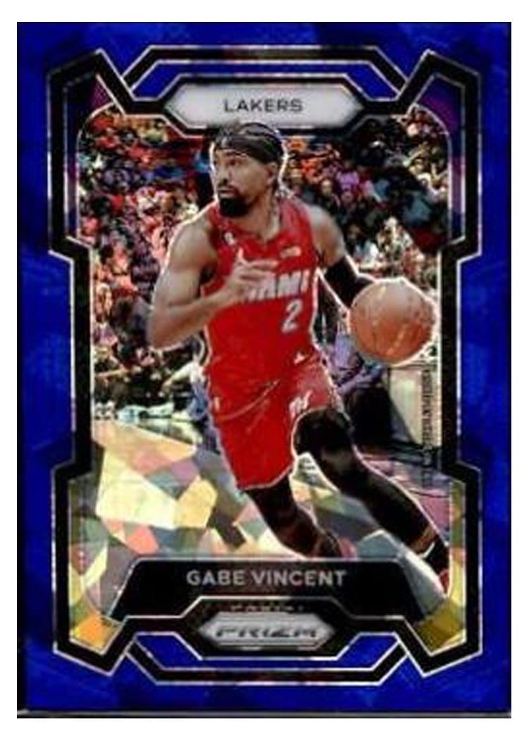 2023-24 Panini Prizm Base Set Gabe Vincent Blue Ice #225 card
