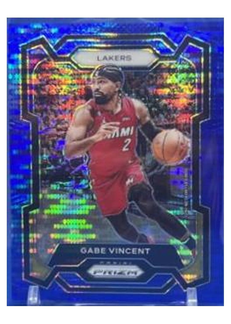 2023-24 Panini Prizm Base Set Gabe Vincent Blue Seismic #225 card