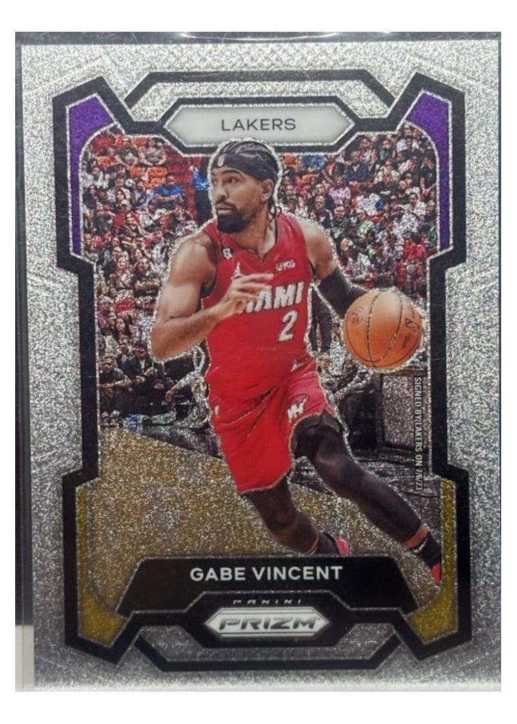 2023-24 Panini Prizm Base Set Gabe Vincent Glitter #225 card