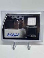 2022 Panini Absolute Tools of the Trade 3 Swatch Signatures Gabriel Arias #TT3S-GA card