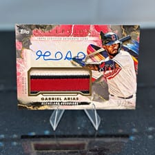 2023 Topps Inception Autograph Patch Cards Gabriel Arias #IAP-GA card