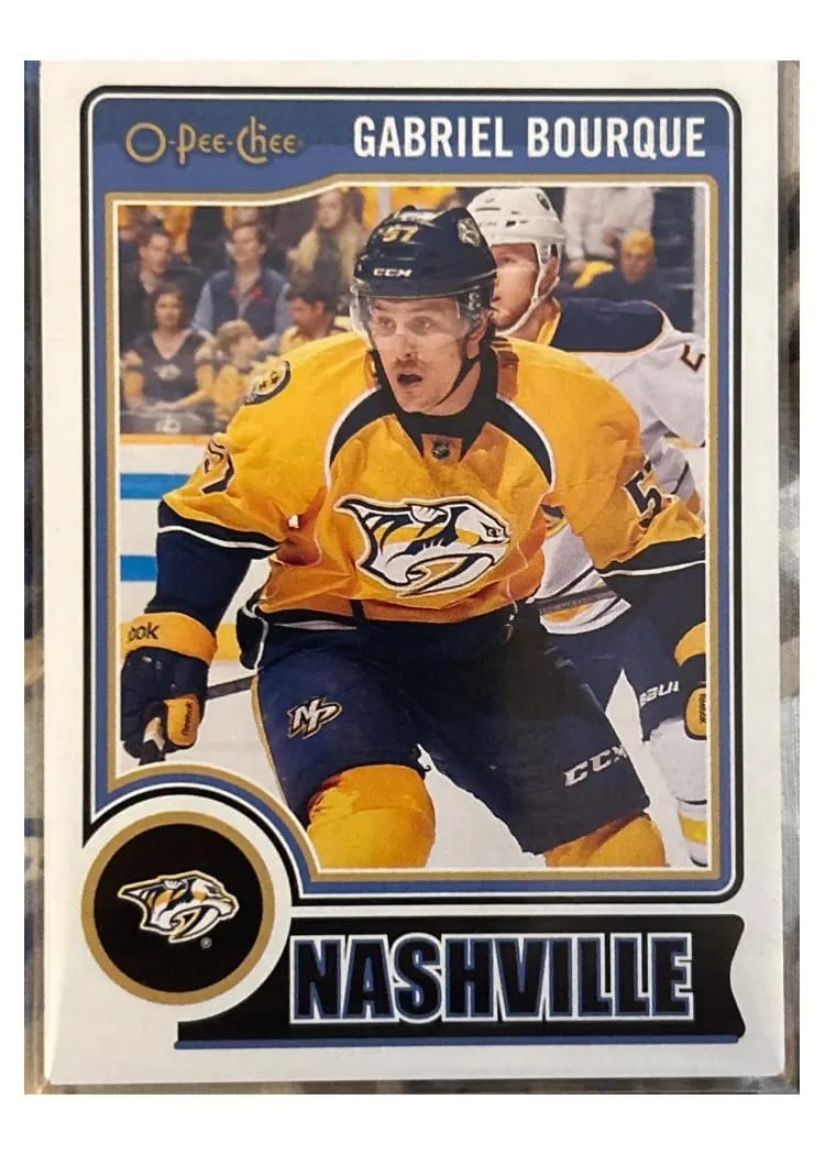 2014 O-Pee-Chee Gabriel Bourque #147 card