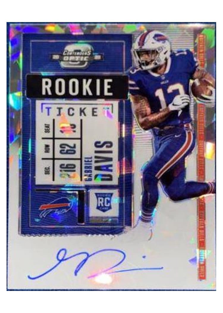 2020 Panini Contenders Optic Base Set Gabriel Davis #139 card
