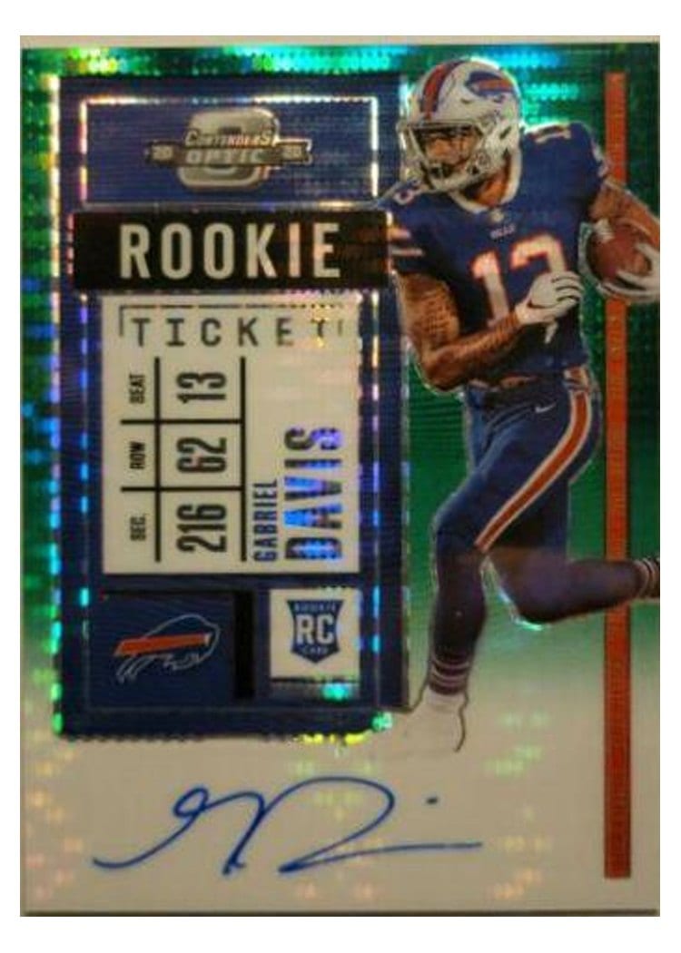 2020 Panini Contenders Optic Base Set Gabriel Davis #139 card