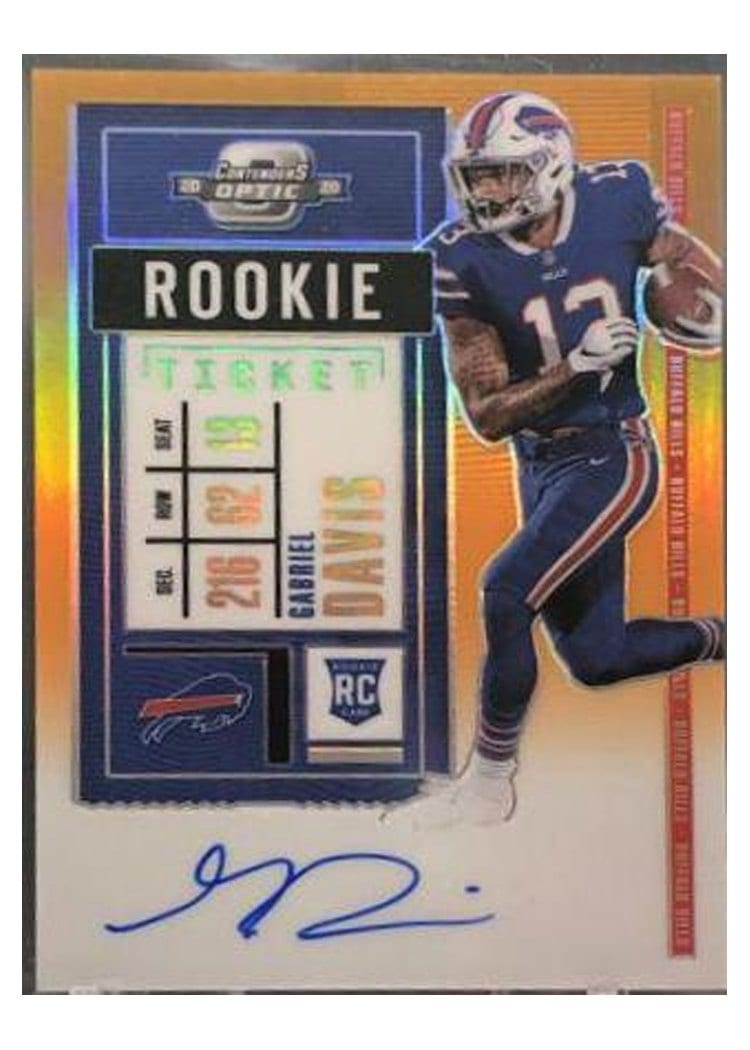 2020 Panini Contenders Optic Base Set Gabriel Davis #139 card