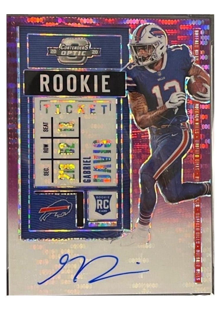 2020 Panini Contenders Optic Base Set Gabriel Davis #139 card