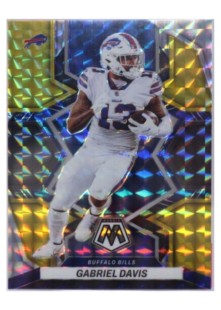 2022 Panini Mosaic Base Set Gabriel Davis #22 card