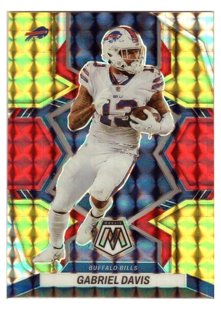 2022 Panini Mosaic Base Set Gabriel Davis #22 card