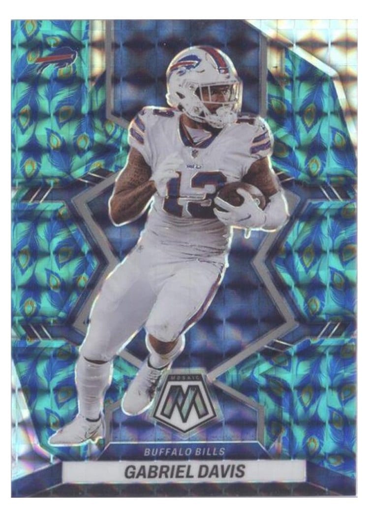 2022 Panini Mosaic Base Set Gabriel Davis #22 card