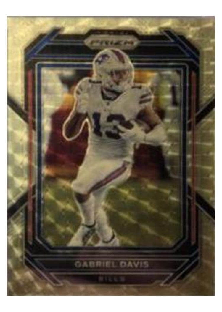 2022 Panini Prizm Base Set Gabriel Davis #32 card