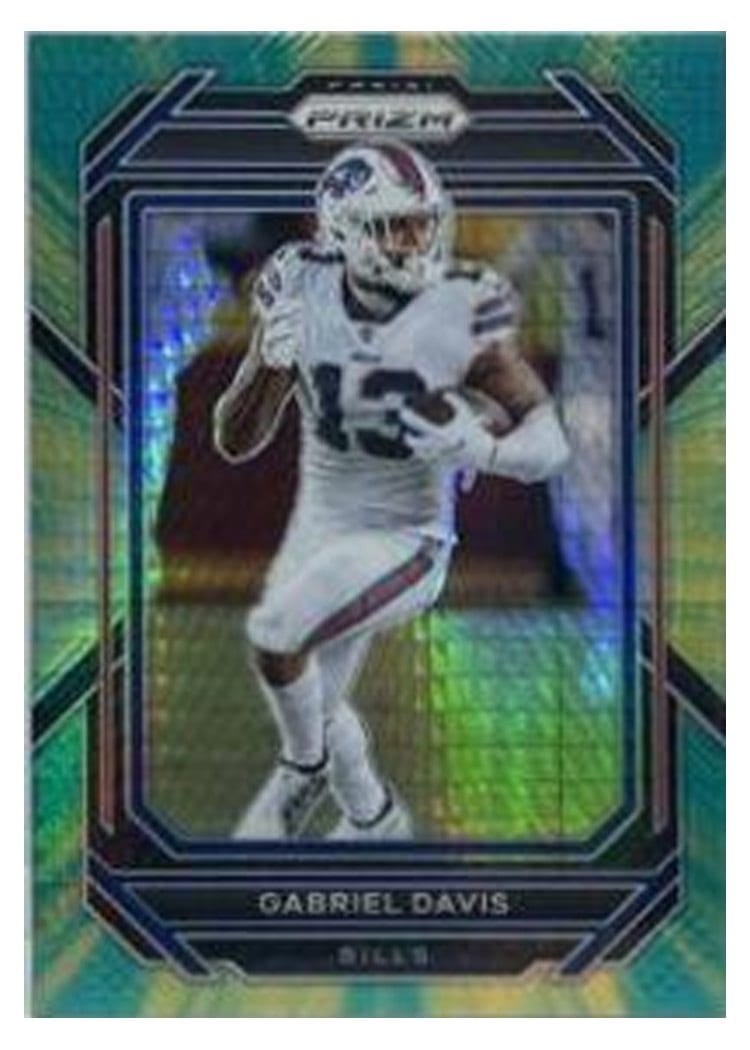 2022 Panini Prizm Base Set Gabriel Davis #32 card