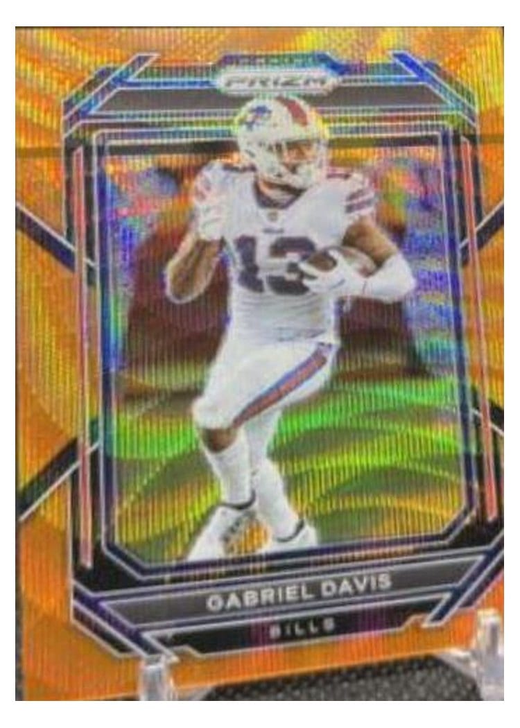 2022 Panini Prizm Base Set Gabriel Davis #32 card