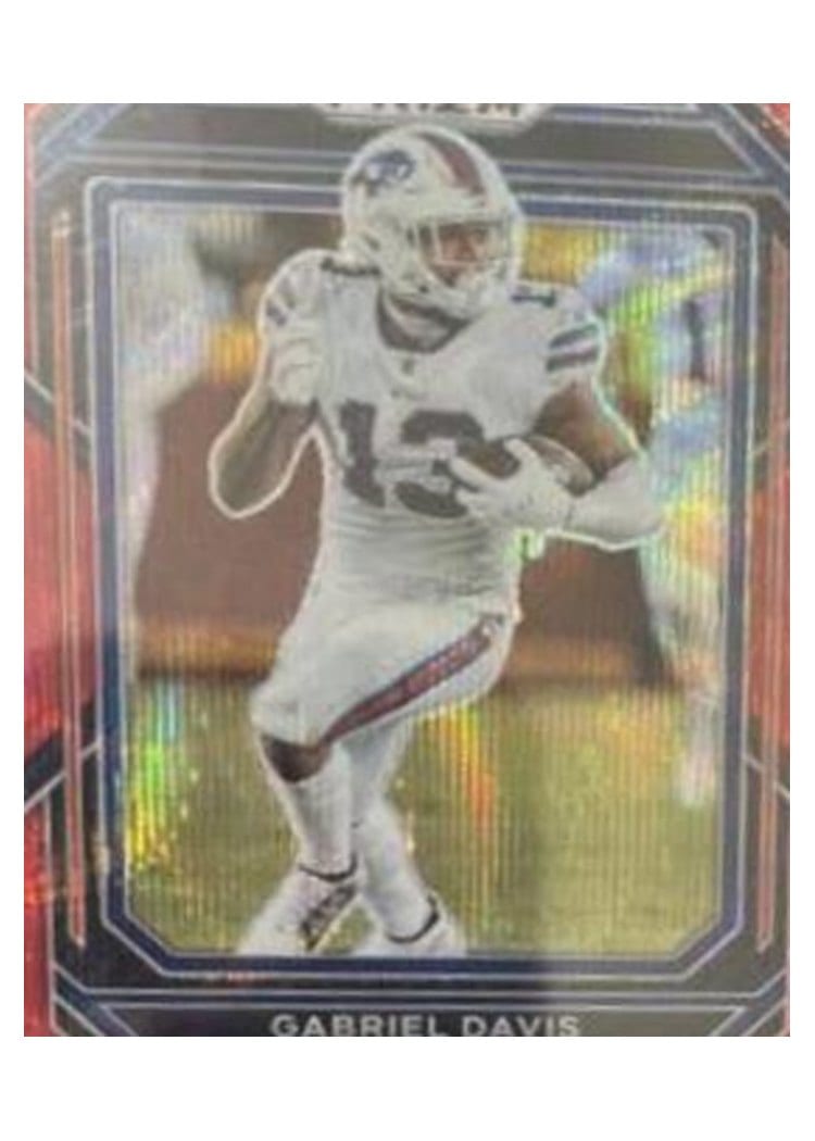2022 Panini Prizm Base Set Gabriel Davis #32 card