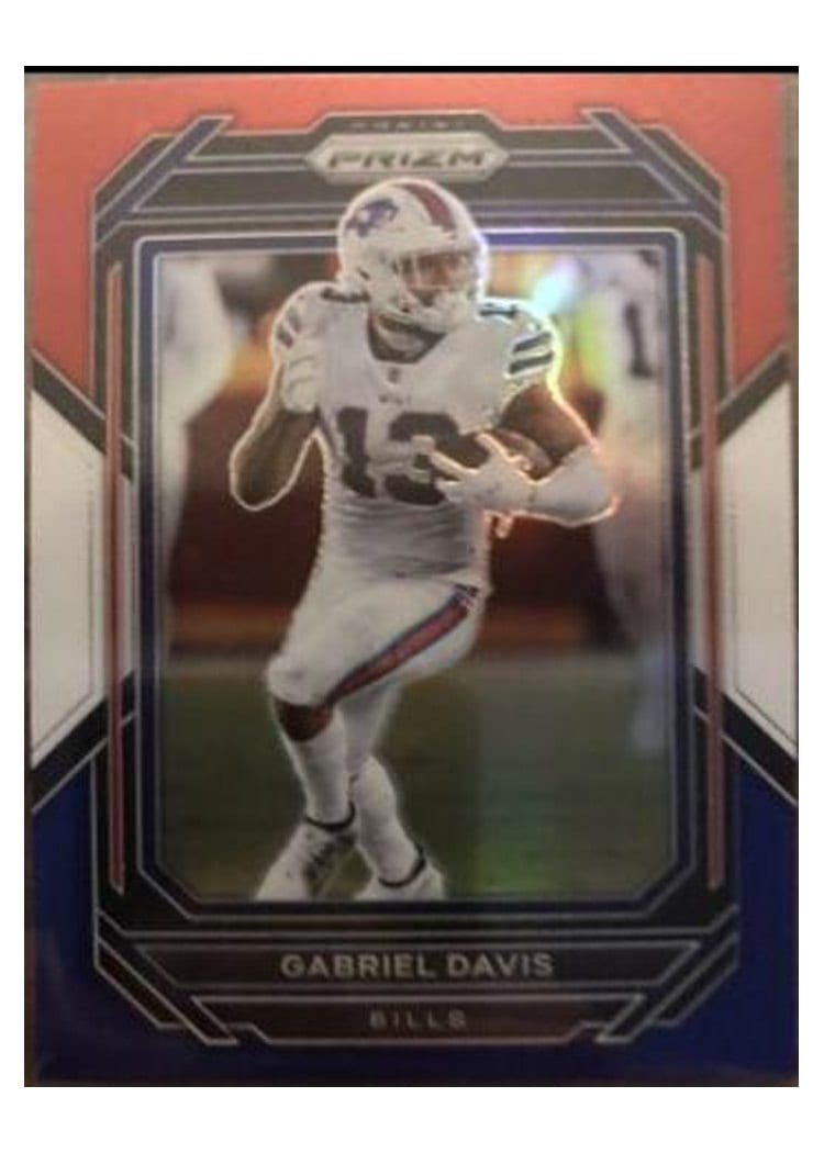 2022 Panini Prizm Base Set Gabriel Davis Red White Blue #32 card