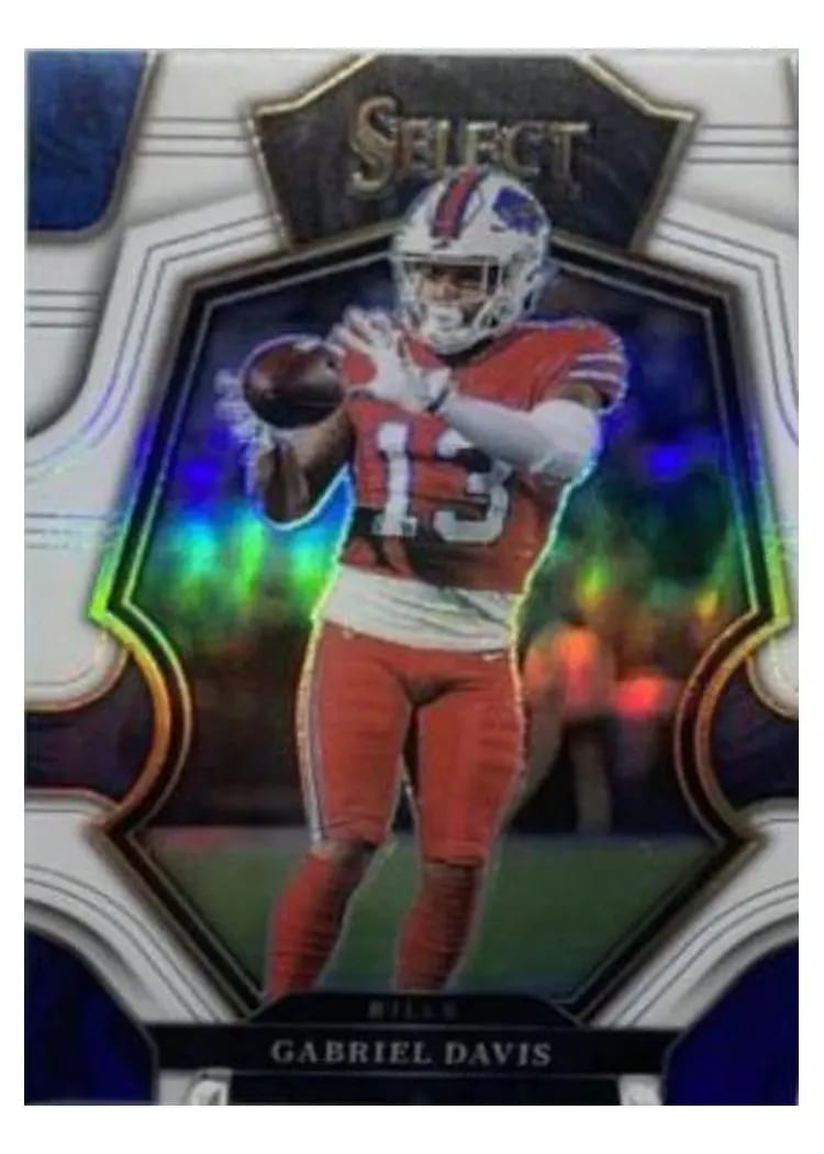 2022 Panini Select Base Set Gabriel Davis #112 card