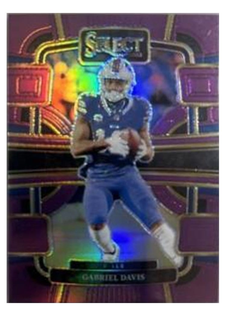 2023 Panini Select Base Set Gabriel Davis #11 card