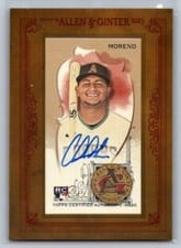 2023 Topps Allen & Ginter Framed Mini Autographs Gabriel Moreno #MA-GM card