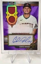 2024 Topps Triple Threads Future Phenoms Autographed Relics Gabriel Moreno #FPAR-GMO card