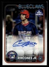 2024 Topps Pro Debut Autographs Gabriel Rincones Jr. #PD-54 card