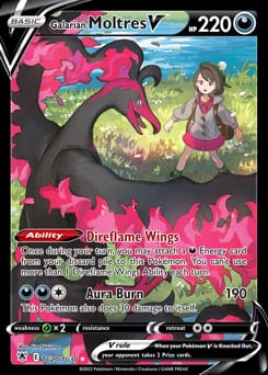 Galarian Moltres V Astral Radiance Trainer Gallery card
