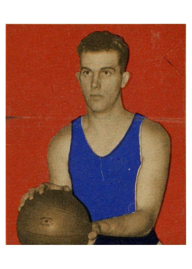 1948 Bowman Gale Bishop card