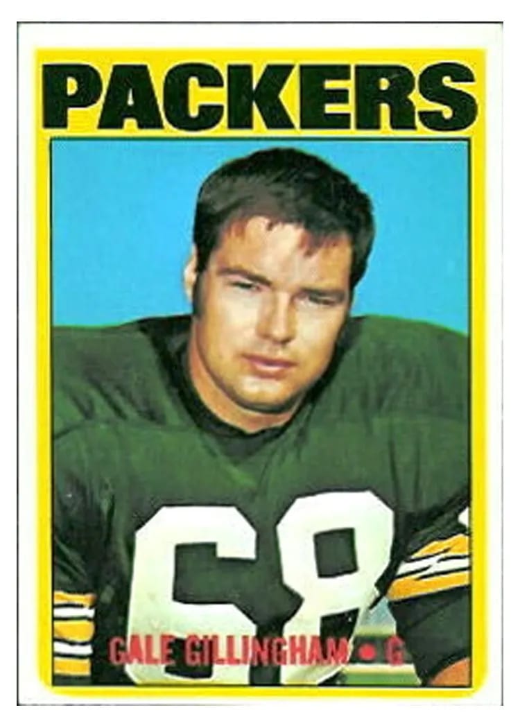 1972 Topps Gale Gillingham #231 card