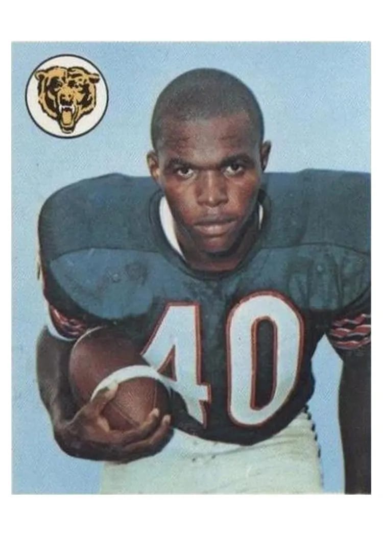 1968 Topps Gale Sayers #75 card