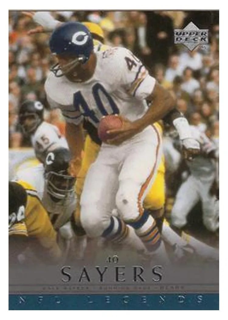 2000 Upper Deck Legends Gale Sayers #7 card