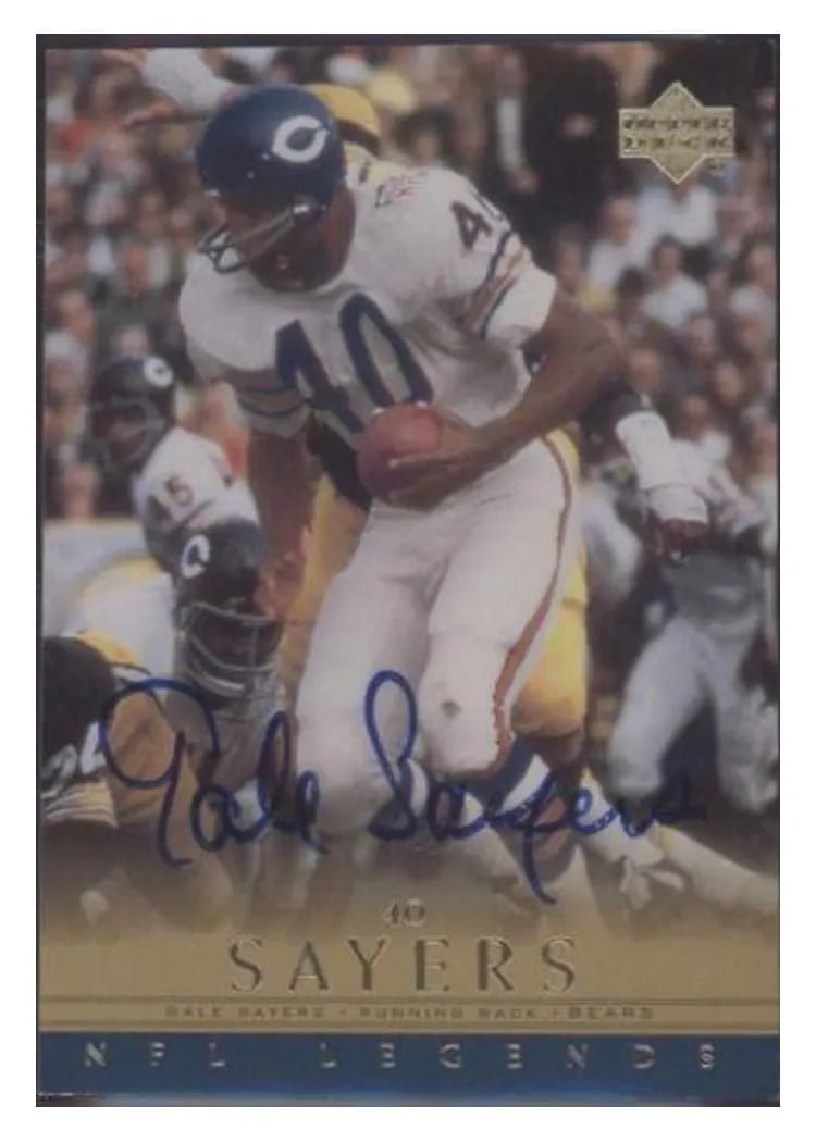 2000 Upper Deck Legends Autographs Gale Sayers card