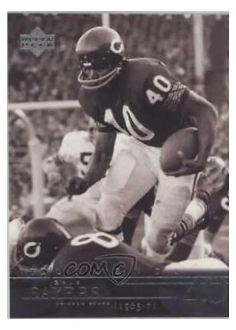 2001 Upper Deck Legends Gale Sayers #12 card