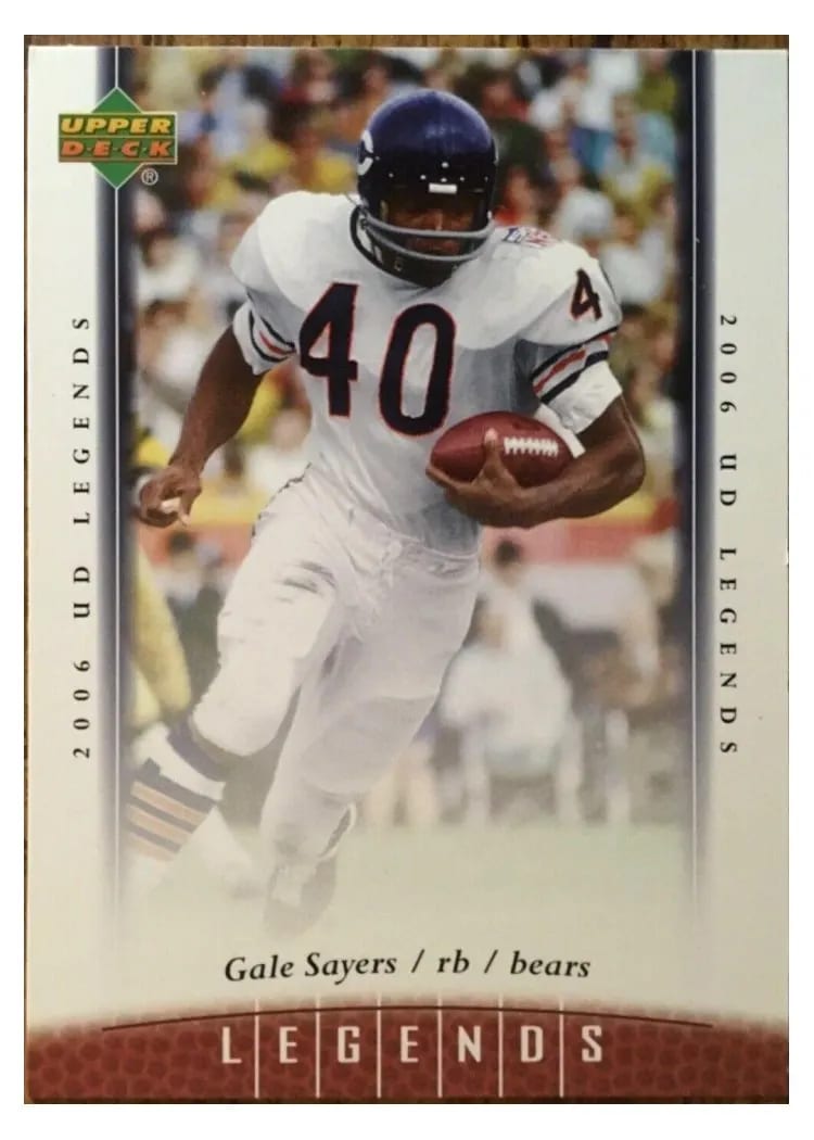 2006 Upper Deck Legends Gale Sayers #16 card