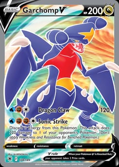 Garchomp V Astral Radiance card